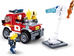 Sluban pompiers véhicule tout-terrain avec canon à eau