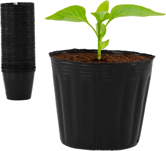 Set de 100 pots de culture pour le prégermage des semis 7,5 × 6,7 cm