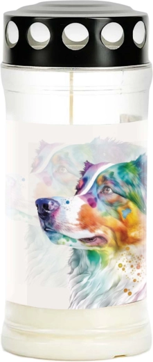 Grave Candle Provence – dog, burns for 4 days