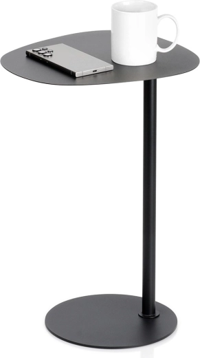 Metall-Beistell-Couchtisch schwarz 35 × 25 × 53 cm