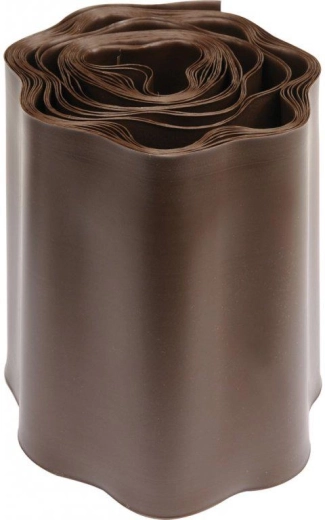 Bordure de pelouse marron 10 cm × 9 m