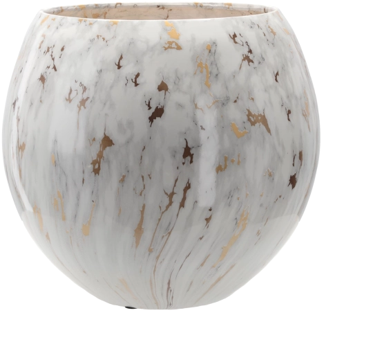 Decorative fiberglass flower pot cover 42.5 × 42.5 × 39 cm