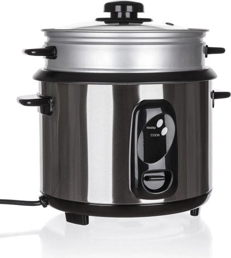Stainless Steel Rice Cooker 1.5 L with Keep Warm Function, 500 W