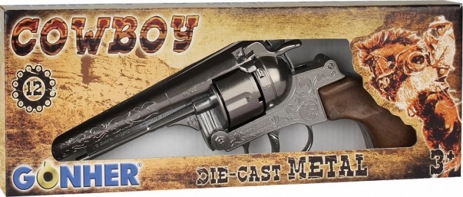 Kovinski kavbojski revolver za 12 nabojev