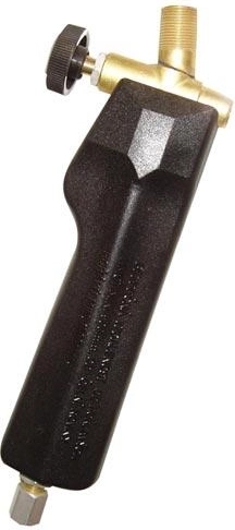 Vanne de régulation avec poignée