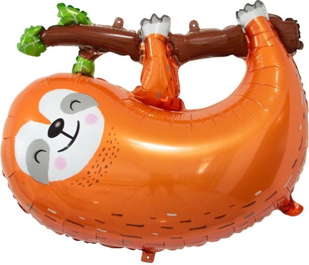 Foil Balloon Laid-back Sloth