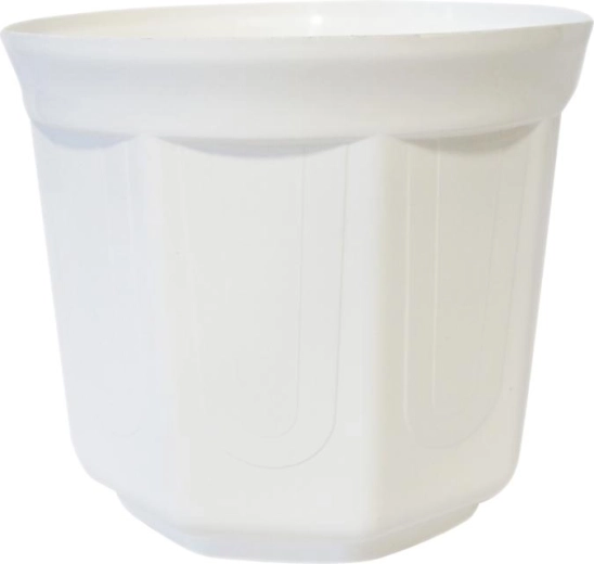 Cache-pot Oktet blanc 26,2 cm