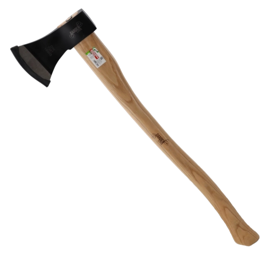 Hache de charpentier 1500 g avec manche en bois 80 cm