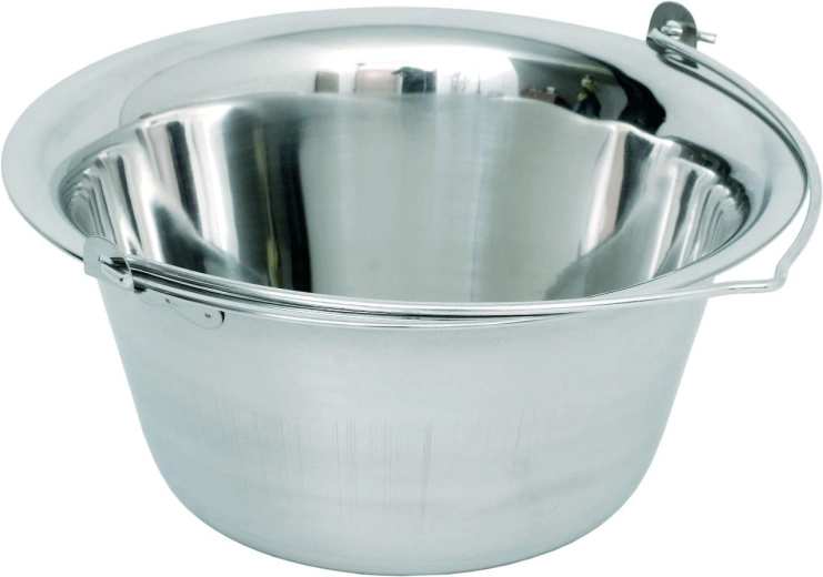 Nerjavni kotliček 13 l za kuhanje nad ognjem