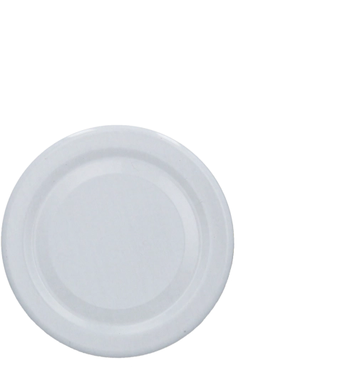 Coperchi bianchi per vasetti e bottiglie fi58 RTS