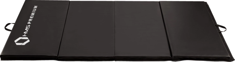 Materassino fitness pieghevole HMS Premium MGS01, nero