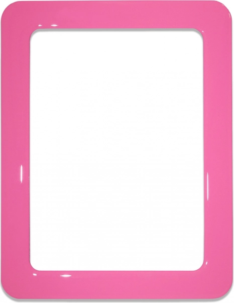 Cornice adesiva magnetica rosa 16.0x11.8 cm