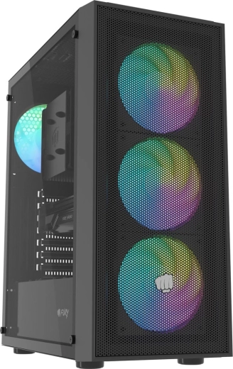 Fury shobo SH8F ARGB midi tower con finestra, nero