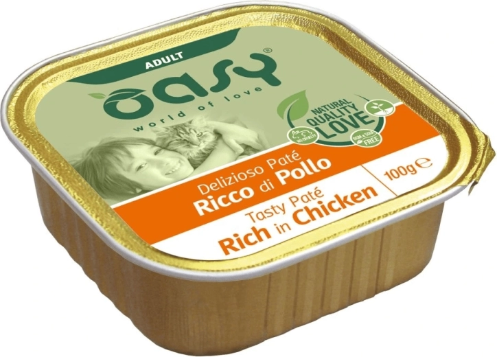 Oasy Tasty Pate Adult paštéta s kuracím 100 g