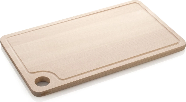 Lesena rezalna deska z utorom BRILLANTE 42 × 25 cm