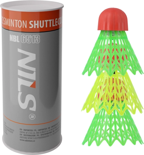 NILS NBL6513 Crossminton Balls, 3 pcs