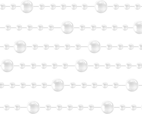 Pearl garland for Christmas tree 5 m Ruhhy