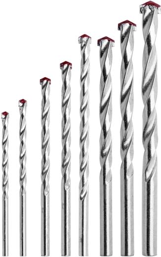 Set de forets de maçonnerie 3–10 mm, 8 pièces