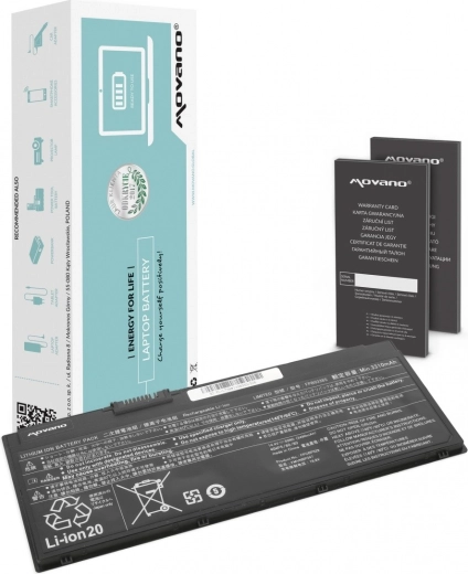Batteria Movano FPB0338S per Fujitsu LifeBook U758 3490 mAh (50 Wh)