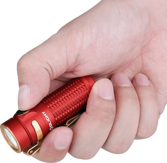 OLIGHT Baton 3 Red Pocket Flashlight – Limited Edition