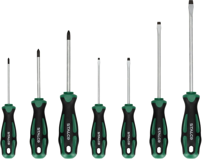 Zestaw śrubokrętów 7 szt. PHILLIPS i płaskie STALCO