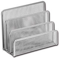 Portalettere in metallo argento