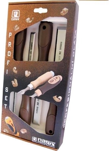 Set di scalpelli piatti 4 pz