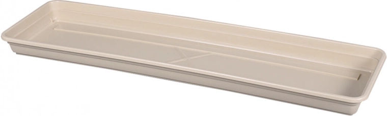 Saucer for Planter Box Lobelia Modern 60 cm light brown