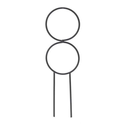 Ensemble de supports métalliques pour plantes d’intérieur 12 × 40 cm, vert, 3 pièces