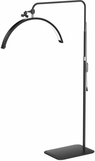 Cosmetic crescent floor lamp 40 W, 320 LED, black