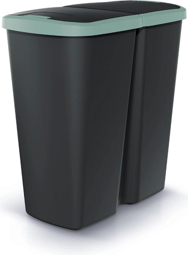 Compacta Q Duo 45 L Trash Can for Waste Separation