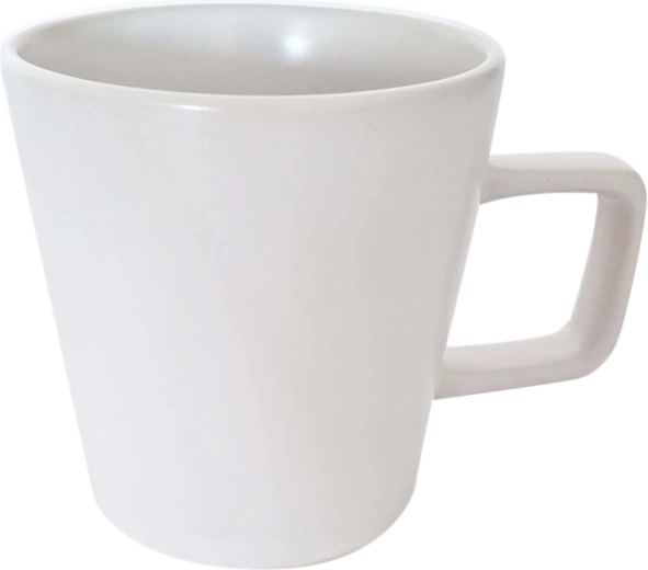 Tasse en céramique 350 ml blanc mat Kitchisimo