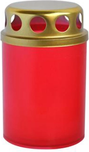 Candela cimiteriale con coperchio 7 cm