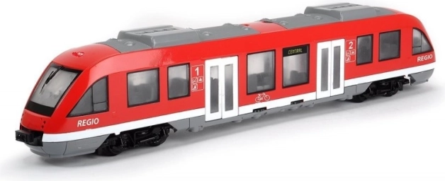 Treno urbano rosso con porte apribili REGIO di Dickie Toys