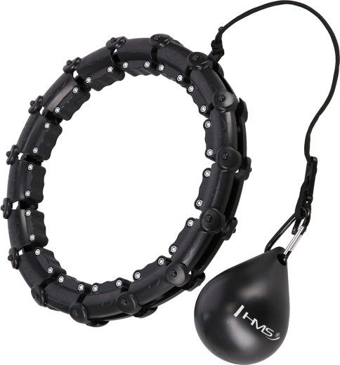 HMS HHW11 Plus Size smart massage hoop with weight, black