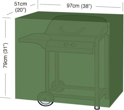 Grill Cover Classic S 97 × 51 × 79 cm, PE 90 g/m²