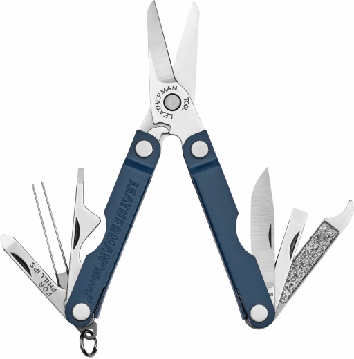 Leatherman Micra utensile multifunzione tascabile, blu navy, 10 funzioni