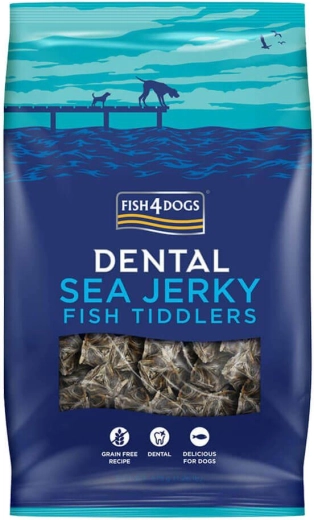 Fish4Dogs fogápoló jutalomfalatok kutyáknak tengeri fehér halból 575 g