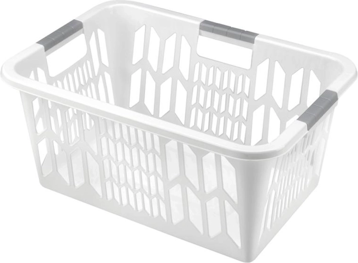 Plastic laundry basket for clean clothes 56 × 39 × 25 cm
