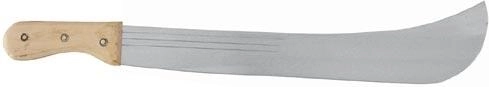 Machette avec lame de 18" et poignée en bois 60 cm