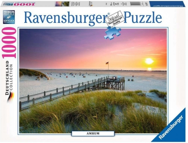 Sunset over Amrum Puzzle 1000 pieces