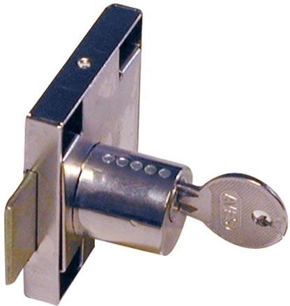 Serratura per cassetto AVES 118 nichel