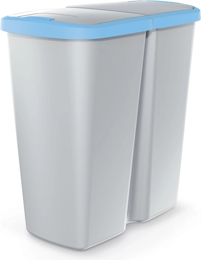 Prosperplast Compacta Q Duo trash bin 45 l for waste sorting