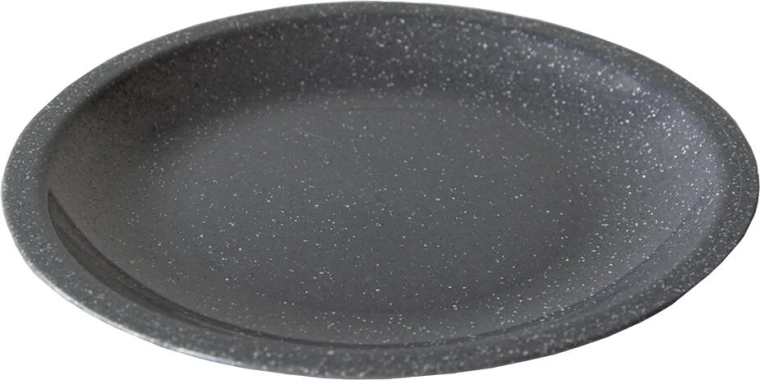 Shallow Plate 23 cm Plastic STONE Granite