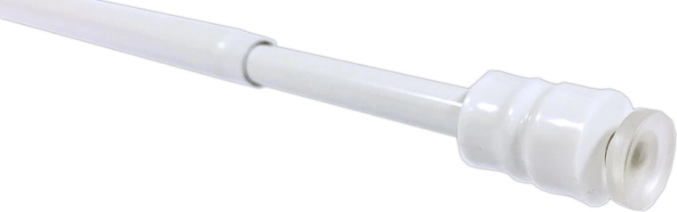 Bacchetta telescopica per vetri con ventose, bianca (56–90 cm)