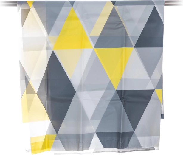 PEVA zuhanyfüggöny háromszögek 180 × 200 cm