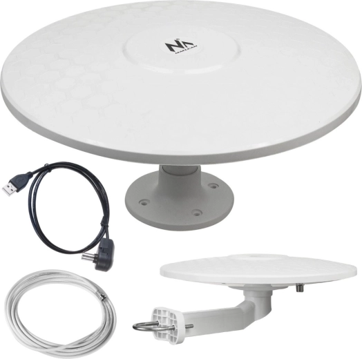 Active omnidirectional DVB-T/T2 antenna HEVC H.265 MACLEAN ECOCAMP