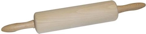Rouleau à pâtisserie en bois à deux mains 25,5 × 6,5 cm