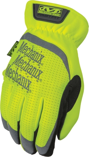 Mechanix FastFit Hi‑Viz Yellow Work Gloves XL