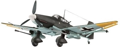 Plastikový model letadla junkers ju 87 g/d tank buster